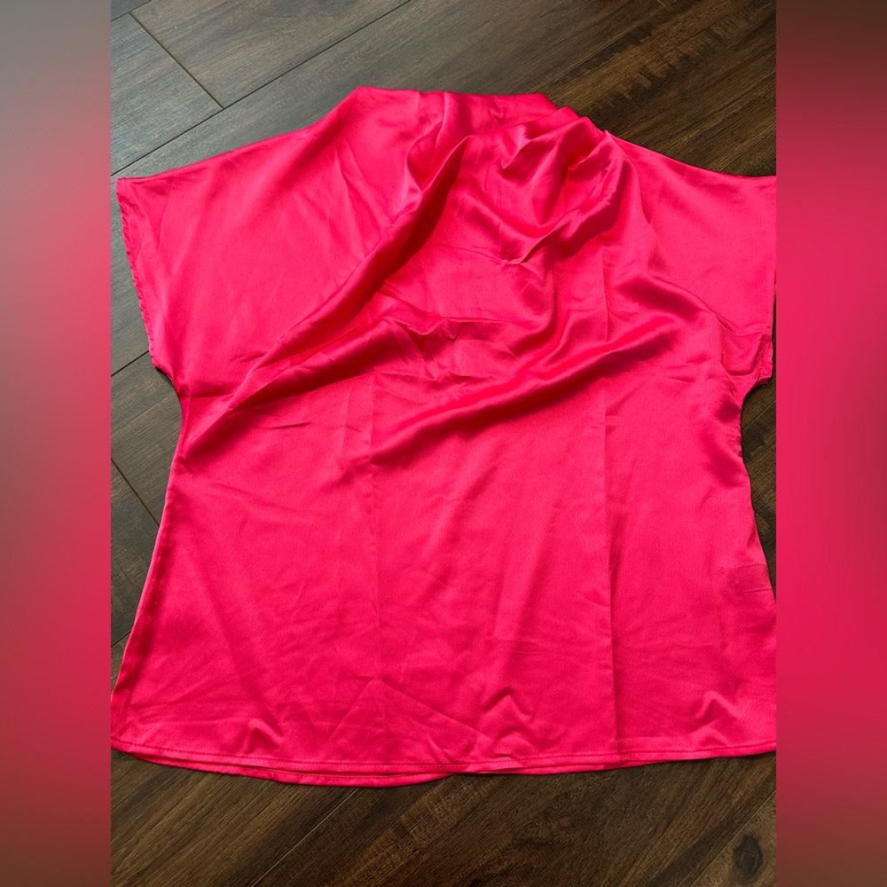 Pink Silk Top